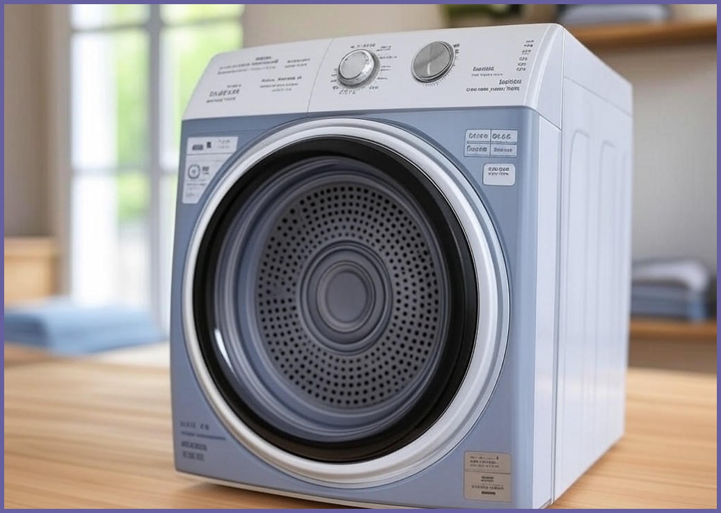 매직쉐프 스마트 미니 의류건조기 MCD-L600W 6KG /2중필터/파스퇴르살균방식/양방향회전/과열자동전원차단