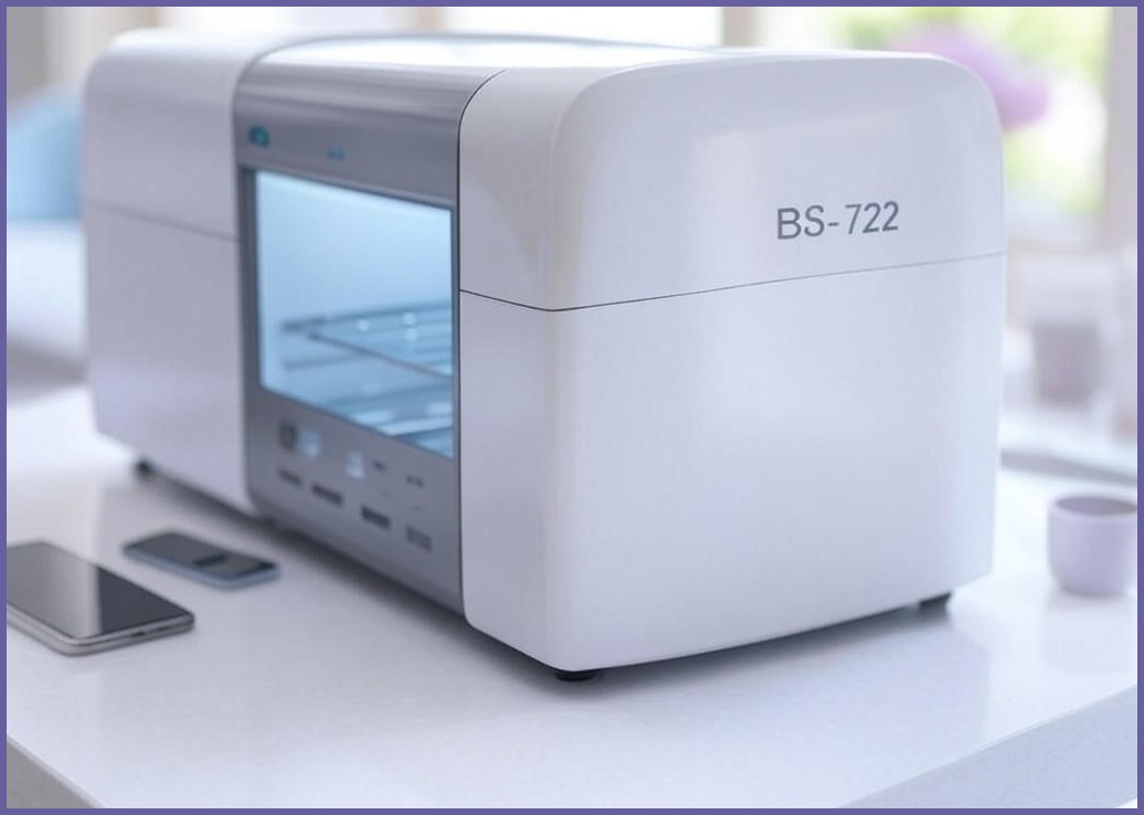 소도기 UV 살균기 자외선 소독기 미용실 네일샵 멸균기 적외선 미니 핸드폰 컵 책, BS-722